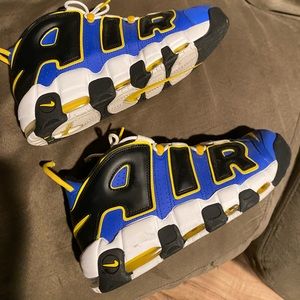 Mens Nike uptempo Sz 11.5. Worn once. Strap on back ripped but like new